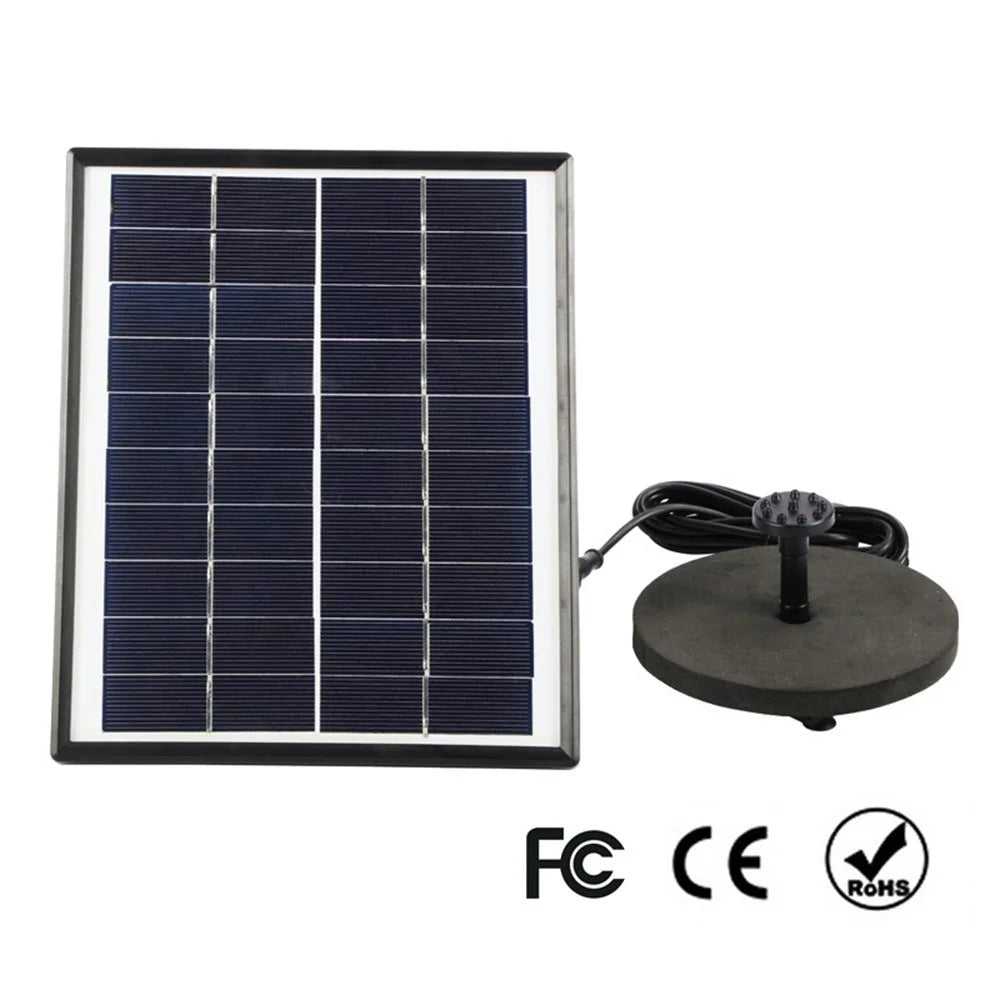 MEIERDE SF005 5W Plastic Frame Solar Fountain Outdoor Garden Fountain Floating Solar Fountain Water Pump for Bird Plants - 3