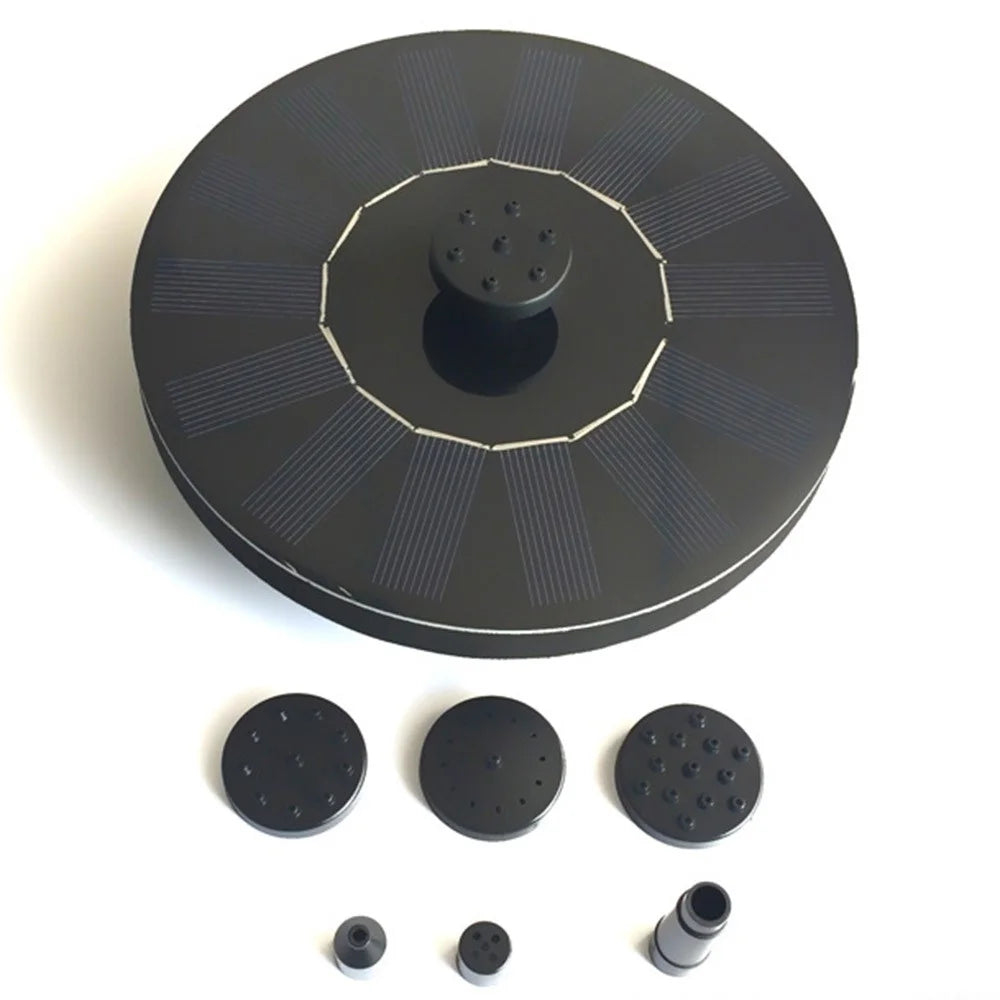 MEIERDE SF001 Solar Powered Circular Fountain Outdoor Pool Floating Fountain Courtyard Brushless Submersible Pump for Garden Decoration - 5