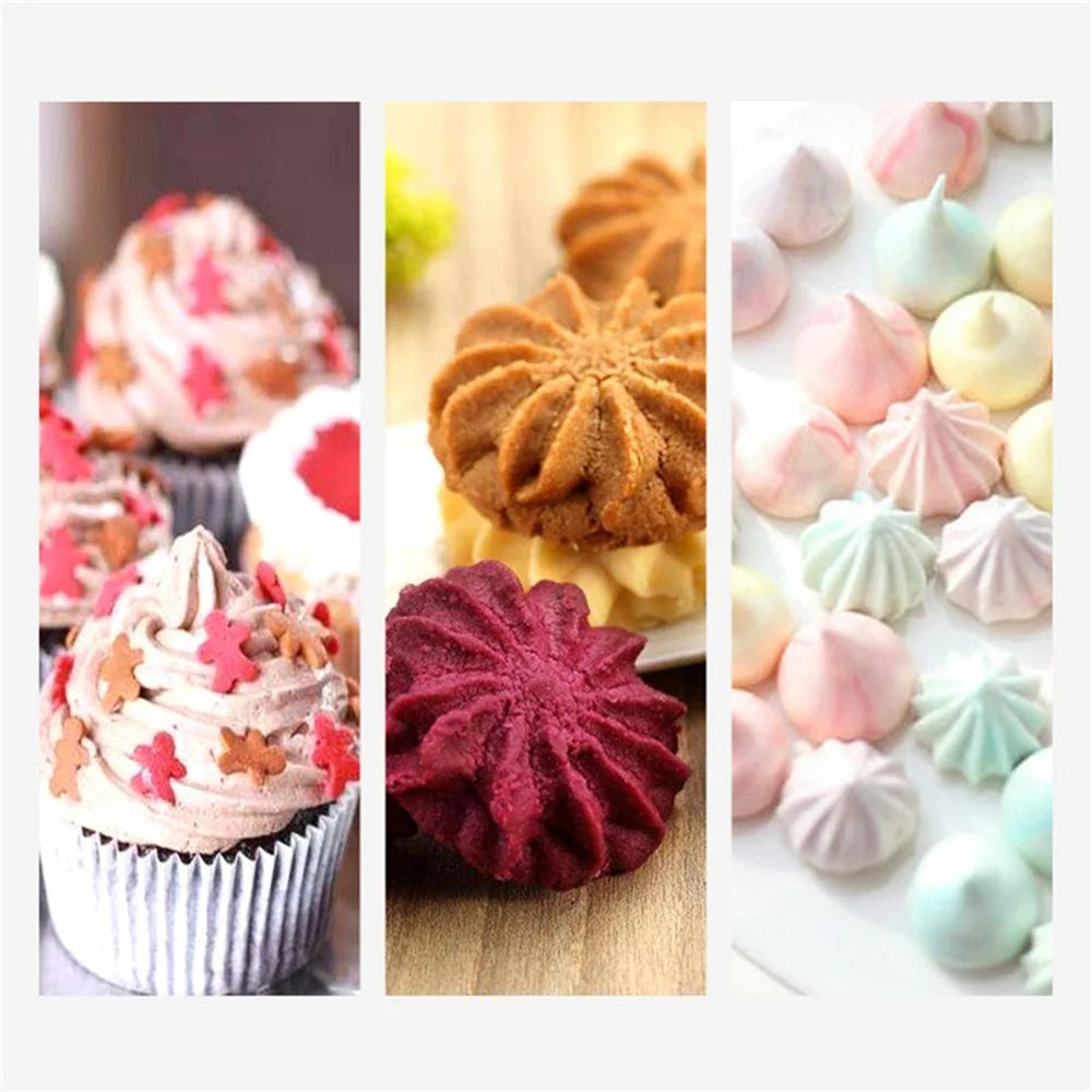 50PCS Pastry Bags Thicked Disposable Piping Bags Icing Bags Clear PE Cake Decorating Bags Baking Tools Supplies (BPA-Free, without FDA Certification) - 5
