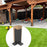 2Pcs Gazebo Bracket Kit Post Base Connector for Pergola Fence Patio Adjustable Metal Support - 3