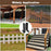 2Pcs Gazebo Bracket Kit Post Base Connector for Pergola Fence Patio Adjustable Metal Support - 4
