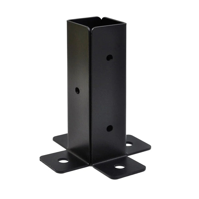 2Pcs Gazebo Bracket Kit Post Base Connector for Pergola Fence Patio Adjustable Metal Support - 7