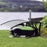 Outdoor Small Lawn Mower Sunshade Awning PC Sun Shield Rainproof Board, 1000x800mm - Blue - 4