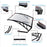 Outdoor Small Lawn Mower Sunshade Awning PC Sun Shield Rainproof Board, 1000x800mm - Blue - 7