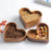 Wooden Heart-Shaped Candy Box Stackable Nuts Dried Fruits Storage Tray (BPA Free, No FDA) - 2