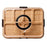 Multifunctional Fruit Tray with Lid 6 Compartments Bamboo Serving Platter for Outdoor Camping Picnic (BPA Free, No FDA) - Natural Color - 1