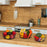 001-ZJD-SA1 3-Layer Iron Hanging Basket Potted Plant Fruit Storage Basket (BPA-free, No FDA Certificate) - 3