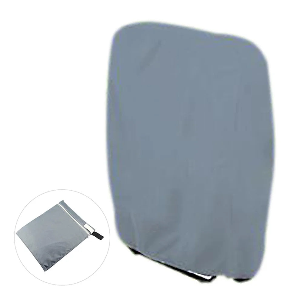 Outdoor Folding Chair Cover Waterproof Dustproof Lawn Patio Furniture Cover - Grey - 1