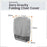 Outdoor Folding Chair Cover Waterproof Dustproof Lawn Patio Furniture Cover - Grey - 2