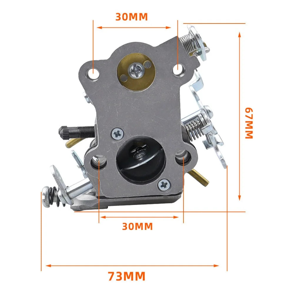 C1M-W26C 10Pcs Carburetor Kit Set for Poulan Pro PP4218A / PP4218AVX / PP4218AV 40cc 42cc Electric Saw - 7