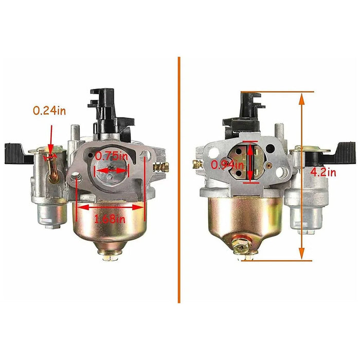 Aluminum Replacement Carburetor for Honda 170F / 168F / GX160 Water Pumps Power Generators - 6
