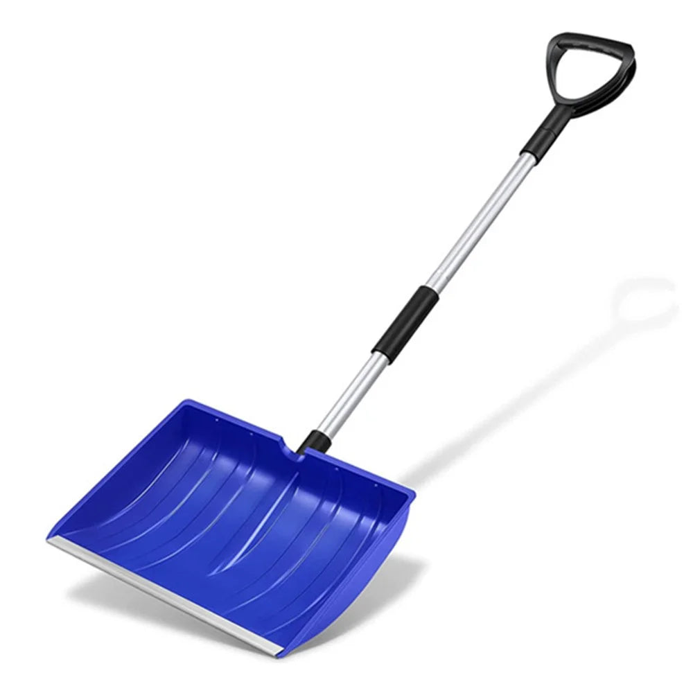 CY-SL04 Detachable PC Snow Shovel with Metal Handle for Garden and Outdoor - Blue - 1