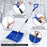 CY-SL04 Detachable PC Snow Shovel with Metal Handle for Garden and Outdoor - Blue - 6