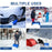 CY-SL04 Detachable PC Snow Shovel with Metal Handle for Garden and Outdoor - Blue - 7