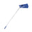 Adjustable Roof Snow Rake with Wheels Aluminum Telescoping Handle Snow Scraper - Blue - 1