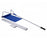 Aluminum Pole Roof Snow Removal Rake Retractable Oxford Cloth Snow Scraper - Blue - 1
