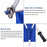 Aluminum Pole Roof Snow Removal Rake Retractable Oxford Cloth Snow Scraper - Blue - 6