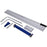 Aluminum Pole Roof Snow Removal Rake Retractable Oxford Cloth Snow Scraper - Blue - 7