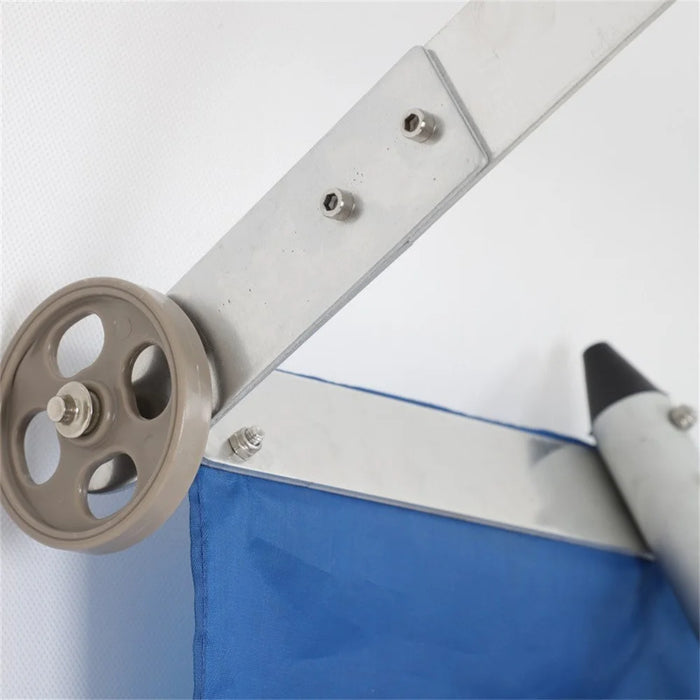 6.1m Extendable Roof Snow Rake with Wheels and Oxford Cloth Rake Head - Pipe Diameter 30MM x Wall Thickness 1.0MM - 7
