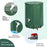 Portable Foldable Rain Water Collection Barrel 200L PVC Outdoor Garden Irrigation Storage Tank 56 x 78cm - 6