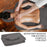 3Pcs / Set Soft Microfibre Massage Table Sheet Fitted Sheet Face Rest Cover for Spa Beauty - Dark Grey - 3
