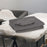 3Pcs / Set Soft Microfibre Massage Table Sheet Fitted Sheet Face Rest Cover for Spa Beauty - Dark Grey - 5