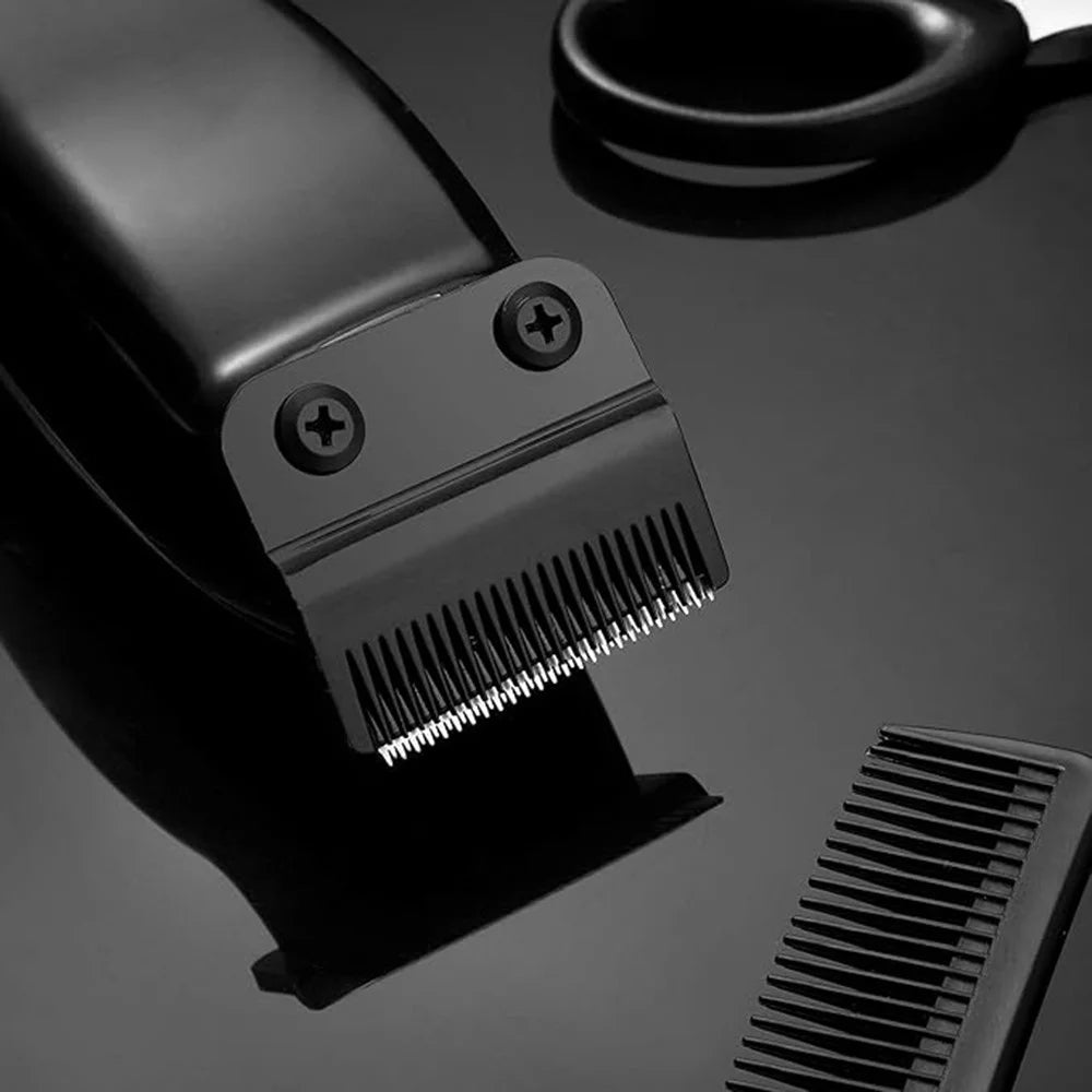 Stainless Steel Clipper Blade for Wahl 8148 / 1919 / 8591 / 8509 Hair Trimmer Replacement Accessories - Black - 2