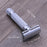 Flat Bottom Safety Razor Double Edge Barber Shaver with Textured Handle for Close Shaving - 6