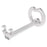 Universal Men Razor Holder Support Anti Rust Metal Shaver Stand Bathroom Accessories - 1
