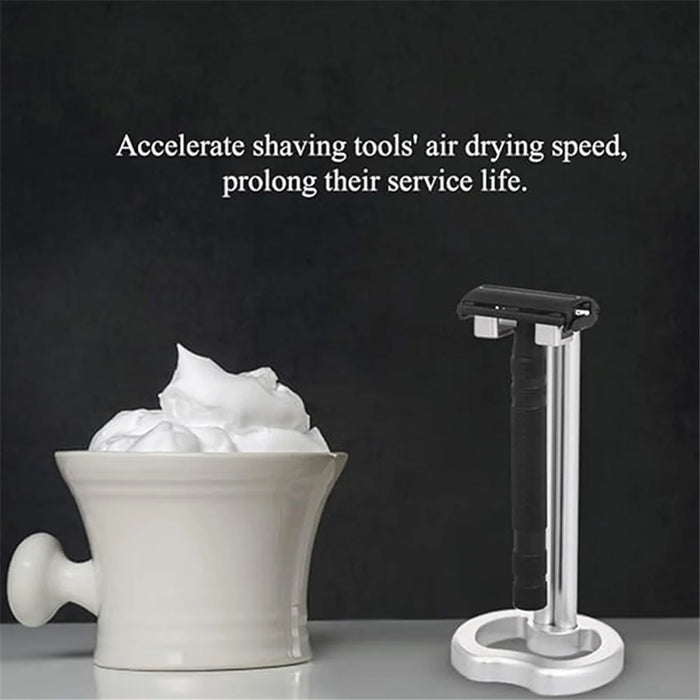 Universal Men Razor Holder Support Anti Rust Metal Shaver Stand Bathroom Accessories - 4
