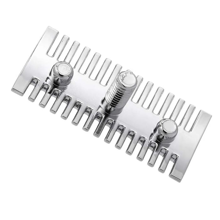 Double-Sided Razor Replacement Head Zinc Alloy Rust Resistant Shaver Head - 5