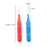 50Pcs Retractable Interdental Brushes Teeth Gap Cleaning Soft Bristles Interdental Brushes - Red+Blue - 7
