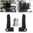 1 Pair Motorcycle Passenger Armrest Rear Box Foldable Grab Handles - 1