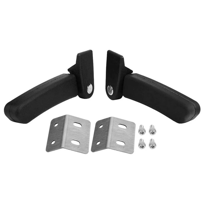 1 Pair Motorcycle Passenger Armrest Rear Box Foldable Grab Handles - 6