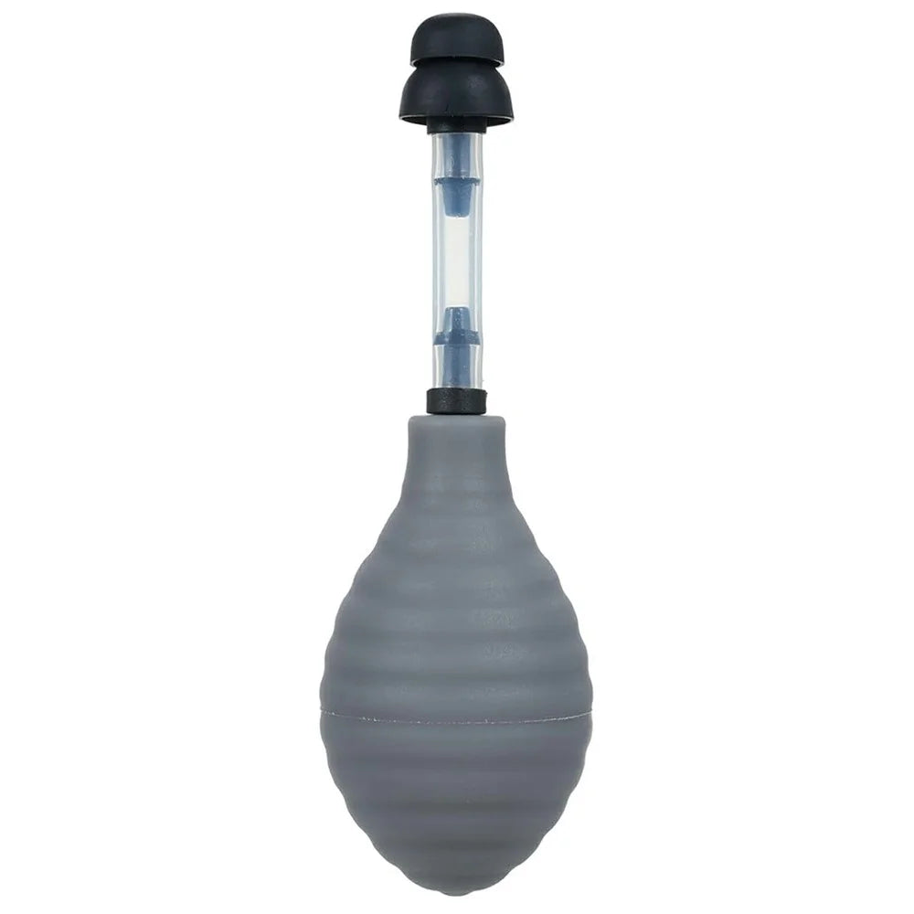 Ear Pressure Relief Device Threaded Design Air Pump with Replacement Earplugs for Flying / Diving / Altitude Changes - Grey - 1