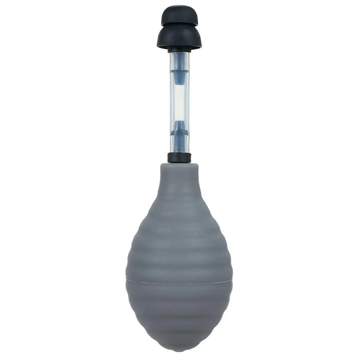 Ear Pressure Relief Device Threaded Design Air Pump with Replacement Earplugs for Flying / Diving / Altitude Changes - Grey - 1