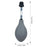 Ear Pressure Relief Device Threaded Design Air Pump with Replacement Earplugs for Flying / Diving / Altitude Changes - Grey - 6
