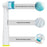 8Pcs Replacement Brush Heads for Electric Toothbrush Deep Clean Soft Bristles Heads for Home Use - 6