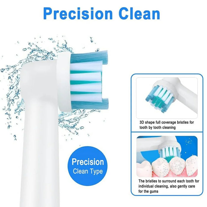 12Pcs Electric Toothbrush Replacement Heads Soft Bristles Deep Clean Heads for Home - 2