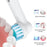 12Pcs Electric Toothbrush Replacement Heads Soft Bristles Deep Clean Heads for Home - 3