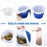 10Pcs Pool Skimmer Socks Nylon Filter Net Debris Bag Basket Liner for Swimming Pool - White - 4