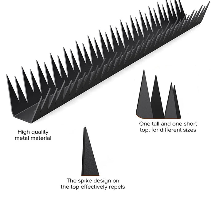 6Pcs Anti Climb Fence Spikes Metal Wall Security Deterrent Outdoor Garden Fencing Intruder Prevention Spikes - 3