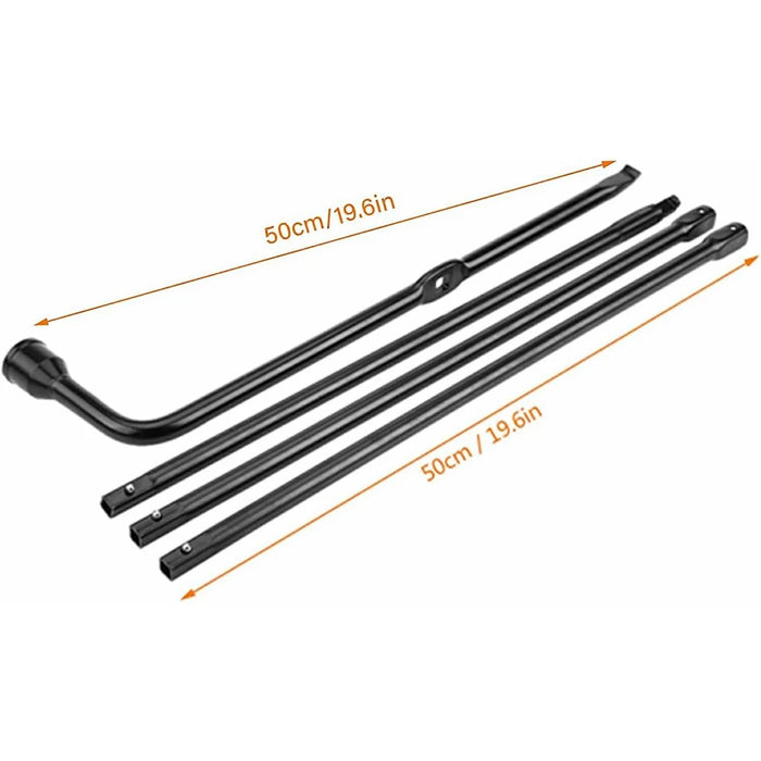 For Super Duty 2008 - 2016 Labor Saving Coated Handle Spare Tire Jack Lug Nut Wrench Kit - 7