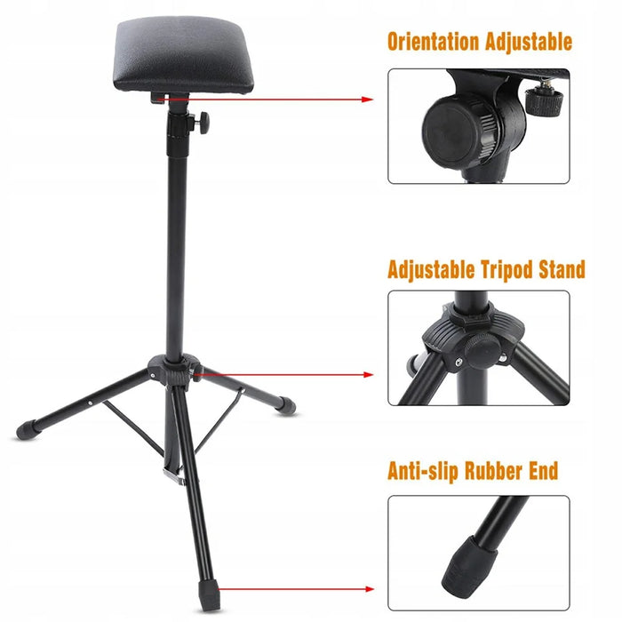 Foldable Armrest Stand Adjustable Height Arm Rest Stand Soft Sponge Pad Tattoo Armrest Tripod for Studio Salon - 6