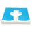 Anti Bedsore Seat Cushion for Sitting After Surgery Pressure Tailbone Sciatica Lower Relief Lumbar Spine Pain - Blue - 2