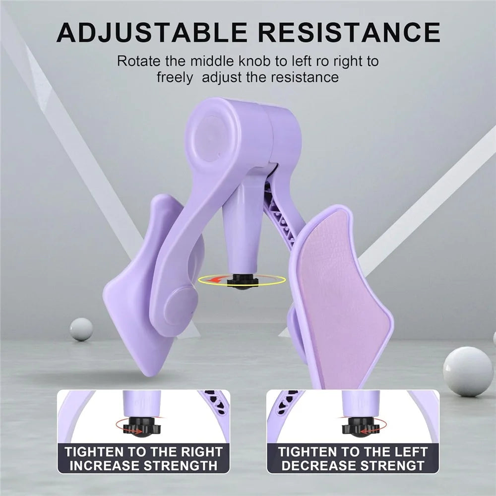 Hip Trainer Kegel Exerciser Pelvic Floor Trainer for Postpartum Rehabilitation Inner Thigh Trimmer - 5