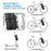 2Pcs 5L Bike Fork Bags Waterproof Roll Top Bicycle Dry Bag for Moutain Road Bikes Electric Scooters - 5