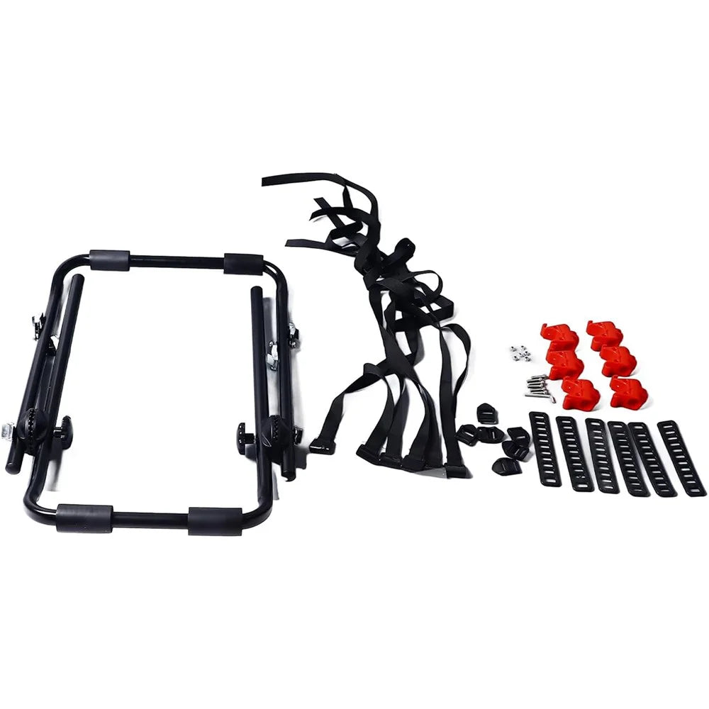 Bicycle Carrier Iron Car Tail Rack High Load Capacity Universal Towing Rack for SUV - 6