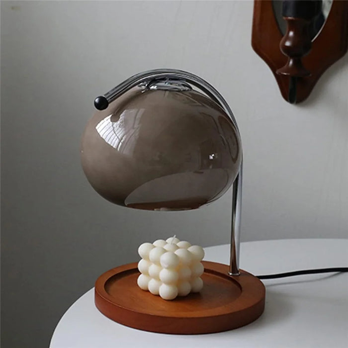 Candle Warmer Lamp Aroma Diffuser Dimmable Wax Melting Lamp Home Decor Night Light, EU Plug - Grey - 2
