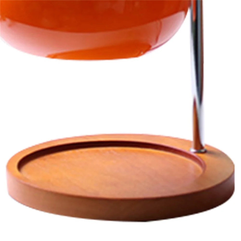 Candle Warmer Lamp Aroma Diffuser Dimmable Wax Melting Lamp Home Decor Night Light, EU Plug - Orange - 6
